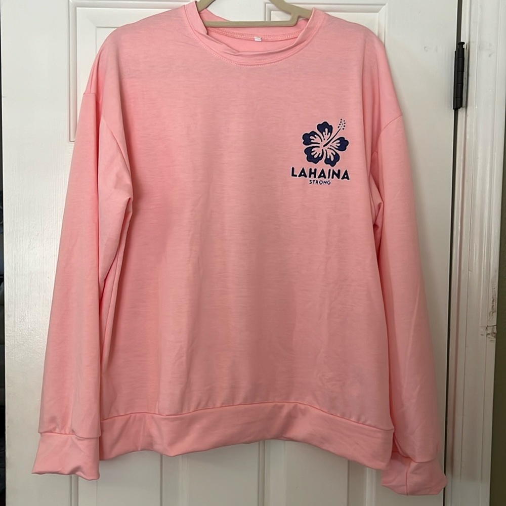 Pink sweatshirt